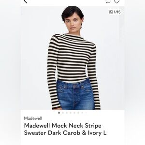 Madewell mock neck sweater
